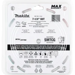 Makita 7-1/4 in. 60T Carbide-Tipped Max Efficiency Saw Blade