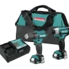 Makita CXT 12V Max Lithium-Ion Cordless Drill Driver and Impact Driver Combo Kit (1.5 Ah)
