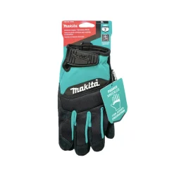 Makita Genuine Leather-Palm Performance Gloves - Medium