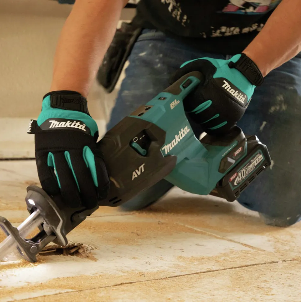 Makita Genuine Leather-Palm Performance Gloves - Medium