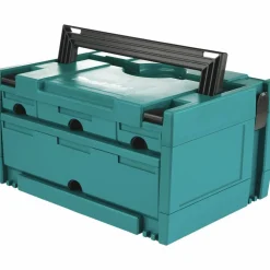 Makita MAKPAC 8-1/2 in. x 15-1/2 in. x 11-5/8 in. 4 Drawer Interlocking Case