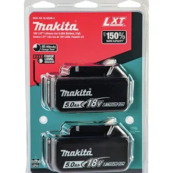 Makita 2-Piece 18V LXT Lithium-Ion Batteries (5 Ah)