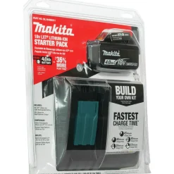 Makita 18V LXT 4 Ah Lithium-Ion Compact Battery and Rapid Charger Kit