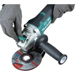 Makita 18V LXT Brushless Lithium-Ion 4-1/2 in. / 5 in. Cordless Paddle Switch X-LOCK Angle Grinder with AFT (Tool Only)