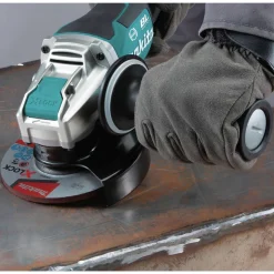 Makita 18V LXT Brushless Lithium-Ion 4-1/2 in. / 5 in. Cordless Paddle Switch X-LOCK Angle Grinder with AFT (Tool Only)