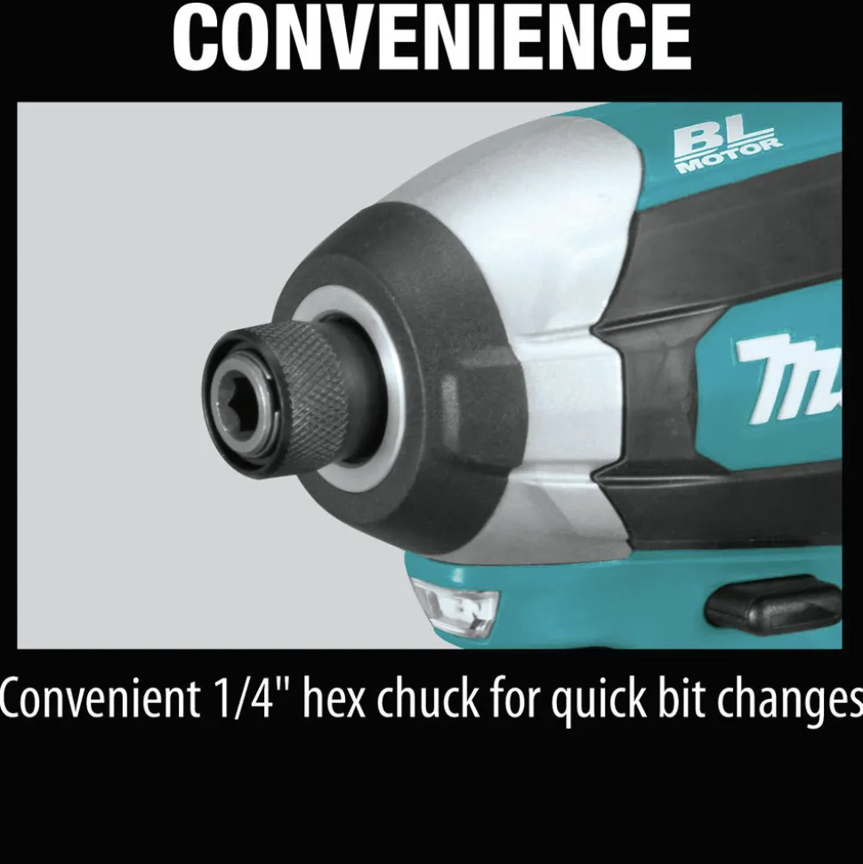 Makita 18V LXT Brushless Lithium-Ion 1/2 in. Cordless Hammer Driver Drill / Impact Driver Combo Kit with 2 Batteries (4 Ah)