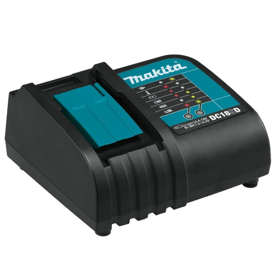 Makita 18V LXT Cordless Couple Shaft Power Head with 13 in. String Trimmer & Blower Attachment and 6‑5/16 in. Cordless Grass Shear Bundle