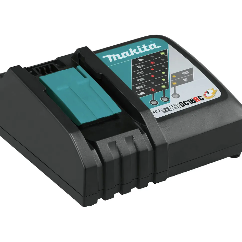 Makita 18V LXT Lithium-Ion Battery and Rapid Optimum Charger Starter Pack (4 Ah)