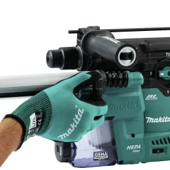 Makita 40V max XGT 1‑3/16 in. SDS‑Plus Cordless Rotary Hammer Kit with Dust Extractor and 4‑1/2 in. / 5 in. Angle Grinder with Electric Brake Virtual Bundle