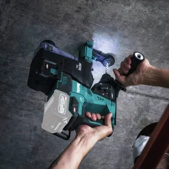 Makita 40V max XGT AWS Capable Brushless Lithium-Ion 1-1/8 in. Cordless AVT Rotary Hammer with Dust Extractor, accepts SDS-MAX, AFT bits (Tool Only)