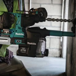 Makita 40V max XGT AWS Capable Brushless Lithium-Ion 1-1/8 in. Cordless AVT Rotary Hammer with Dust Extractor, accepts SDS-MAX, AFT bits (Tool Only)