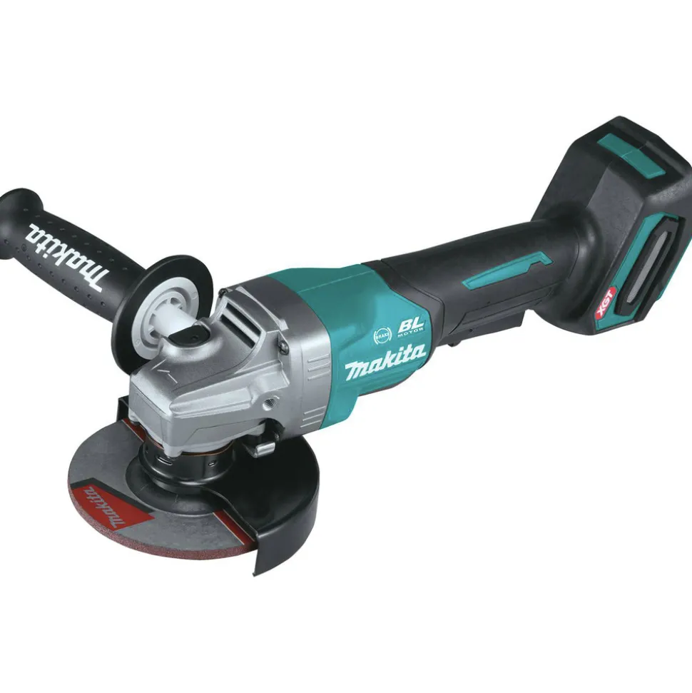 Makita 40V max XGT Brushless Lithium-Ion 4-1/2 in./5 in. Cordless Paddle Switch Angle Grinder with Electric Brake (Tool Only)