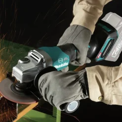 Makita 40V max XGT Brushless Lithium-Ion 4-1/2 in./5 in. Cordless Paddle Switch Angle Grinder with Electric Brake (Tool Only)