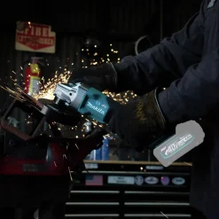 Makita 40V max XGT Brushless Lithium-Ion 4-1/2 in./5 in. Cordless Paddle Switch Angle Grinder with Electric Brake (Tool Only)