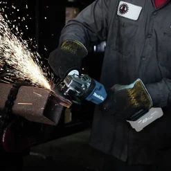 Makita 40V max XGT Brushless Lithium-Ion 4-1/2 in./5 in. Cordless Paddle Switch Angle Grinder with Electric Brake (Tool Only)