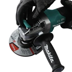 Makita 40V MAX XGT Brushless Lithium-Ion 5 in. Cordless X-LOCK Paddle Switch Angle Grinder (Tool Only)