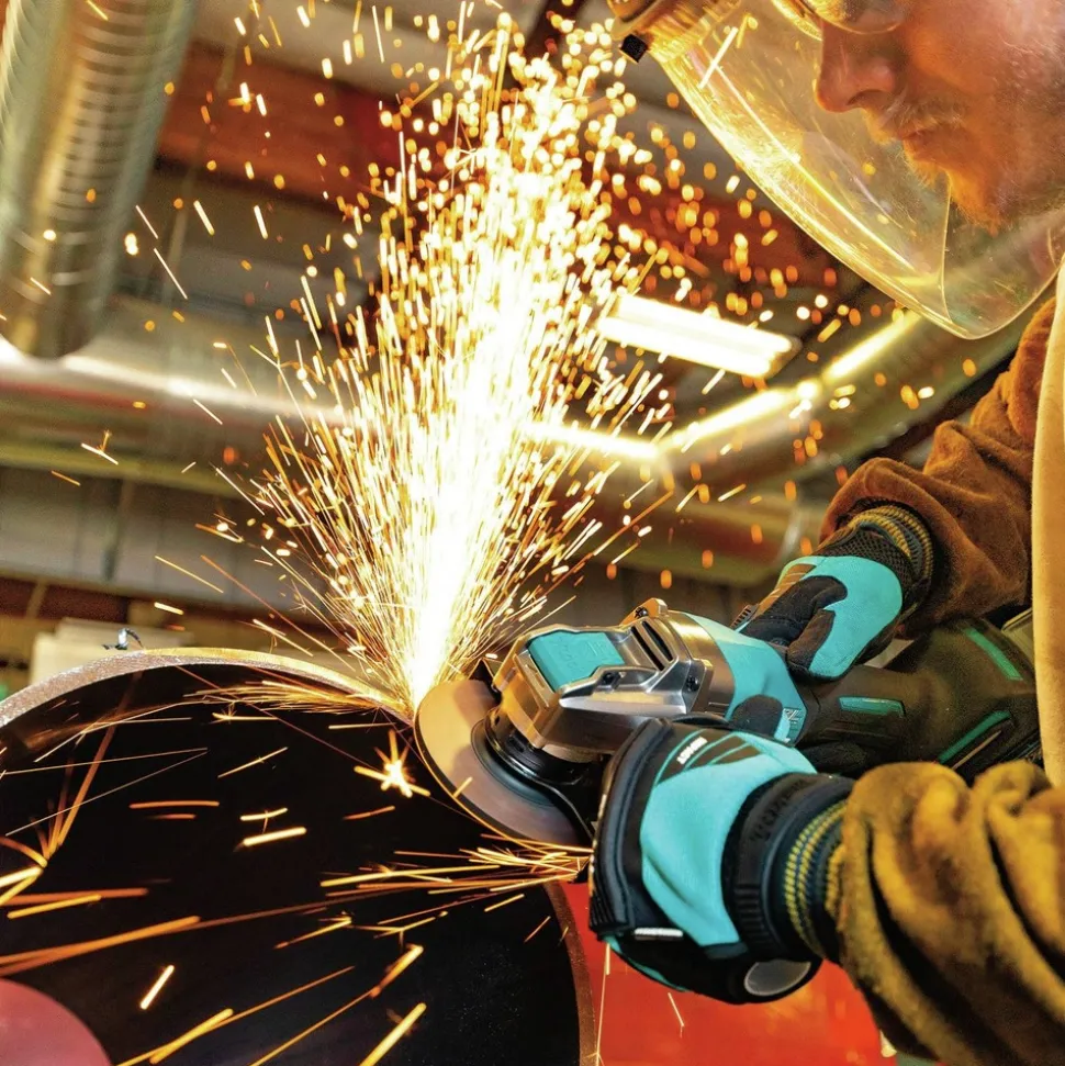 Makita 40V MAX XGT Brushless Lithium-Ion 5 in. Cordless X-LOCK Paddle Switch Angle Grinder (Tool Only)