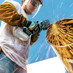 Makita 40V MAX XGT Brushless Lithium-Ion 5 in. Cordless X-LOCK Paddle Switch Angle Grinder (Tool Only)