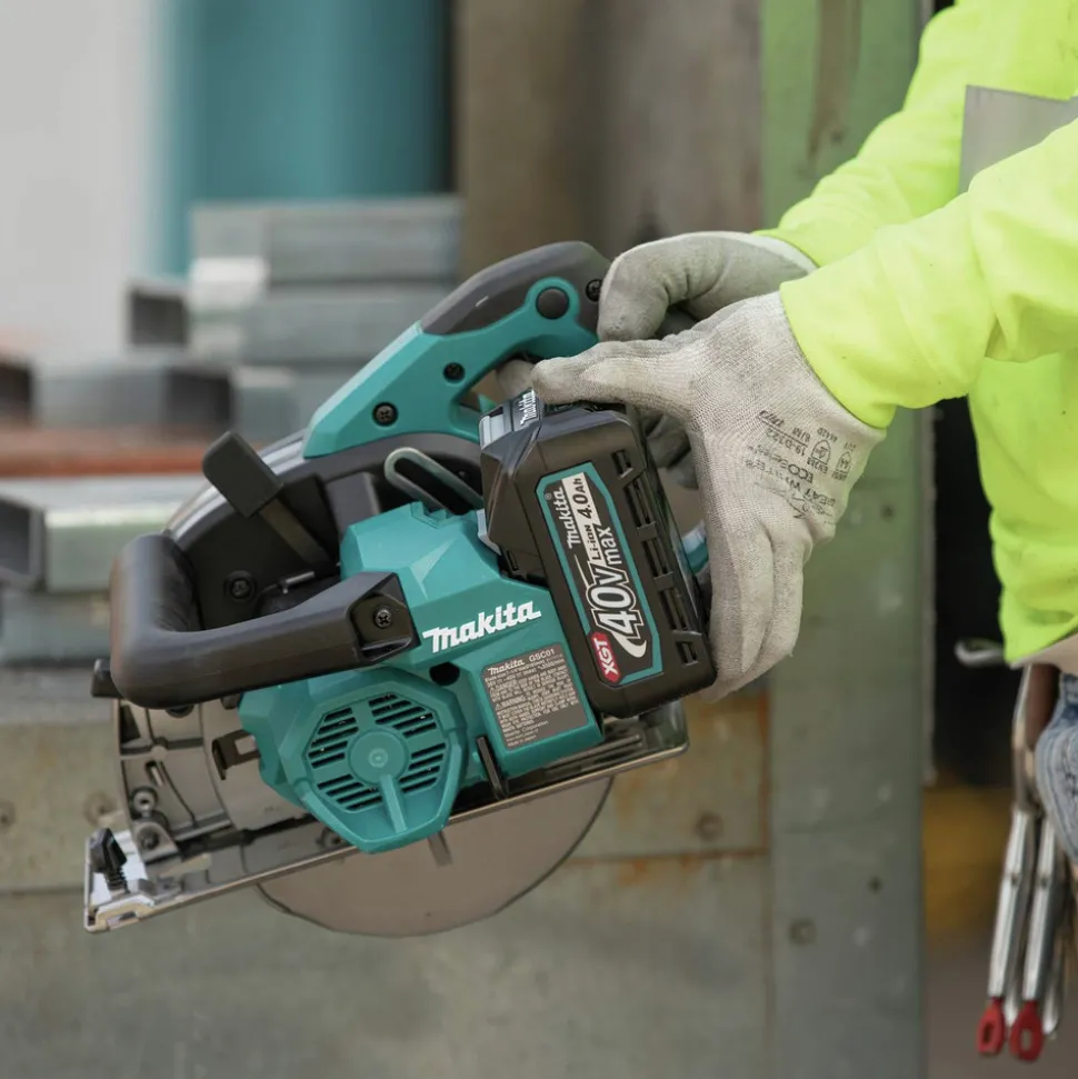 Makita 40V max XGT Brushless Lithium-Ion 7-1/4 in. Cordless Metal Cutting Saw Kit with Electric Brake and Chip Collector (4 Ah)