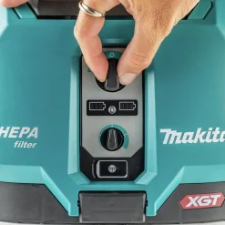 Makita 40V Max XGT Brushless 4 Gallon Cordless HEPA Filter AWS Dry Dust Extractor (Tool Only)