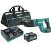 Makita 40V max XGT Brushless Lithium-Ion 1-1/8 in. Cordless AFT/AWS Capable Accepts SDS-PLUS Bits AVT D-Handle Rotary Hammer Kit (4 Ah)