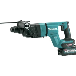 Makita 40V max XGT Brushless Lithium-Ion 1-1/8 in. Cordless AFT/AWS Capable Accepts SDS-PLUS Bits AVT D-Handle Rotary Hammer Kit (4 Ah)