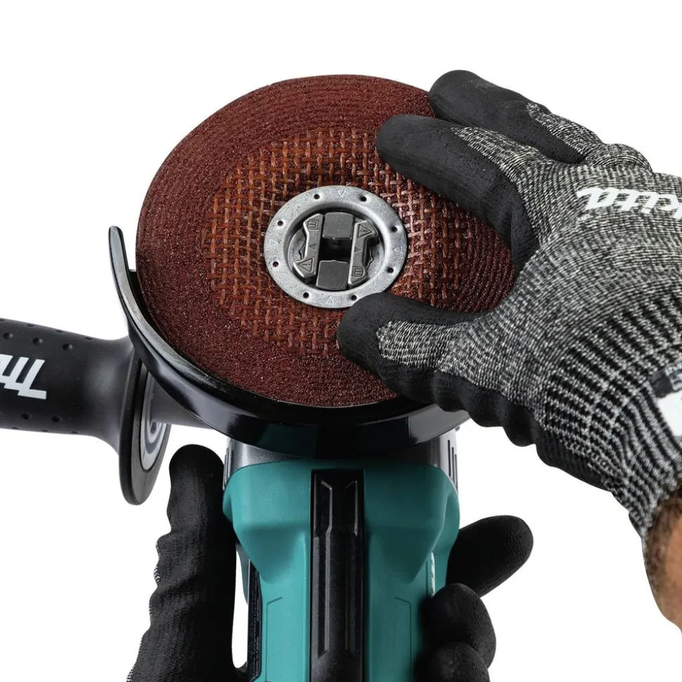 Makita 40V MAX XGT Brushless Lithium-Ion Cordless 5 in. X-LOCK Paddle Switch Angle Grinder Kit with Electric Brake (4 Ah)