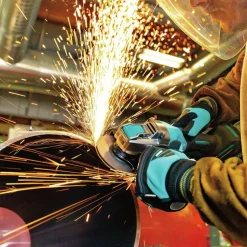 Makita 40V MAX XGT Brushless Lithium-Ion Cordless 5 in. X-LOCK Paddle Switch Angle Grinder Kit with Electric Brake (4 Ah)