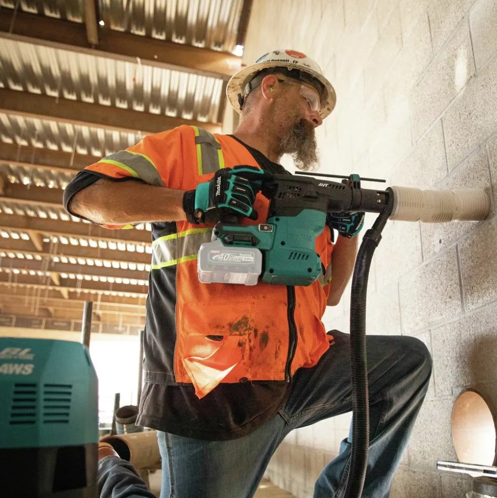Makita 40V MAX XGT Brushless Lithium-Ion Cordless 1-3/16 in. AVT Rotary Hammer accepts SDS-PLUS,Interchangeable Chuck (Tool Only)