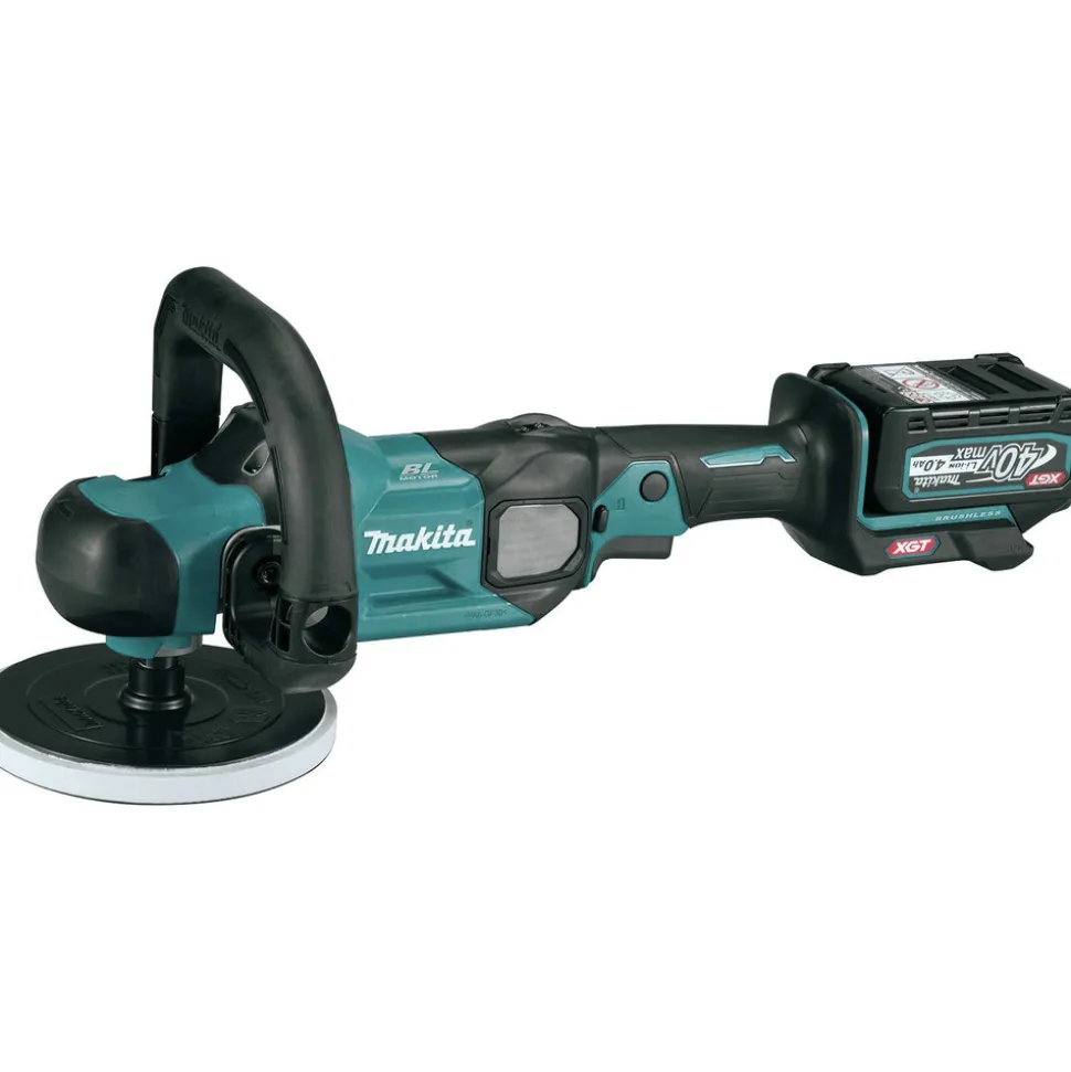 Makita 40V max XGT Brushless Lithium-Ion 7 in. Cordless Polisher Kit (4 Ah)