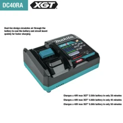 Makita 40V max XGT Brushless Lithium-Ion 7 in. Cordless Polisher Kit (4 Ah)
