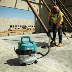 Makita 40V max XGT Brushless Lithium-Ion 2.1 Gallon Cordless AWS HEPA Filter Dry Dust Extractor Kit (4 Ah)