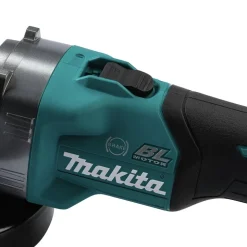 Makita 40V Max XGT Brushless Lithium-Ion 5 in. Cordless X-LOCK AWS Angle Grinder with Electric Brake Kit (4 Ah)