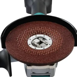 Makita 40V Max XGT Brushless Lithium-Ion 5 in. Cordless X-LOCK AWS Angle Grinder with Electric Brake Kit (4 Ah)