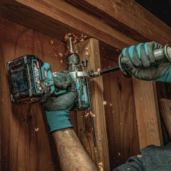 Makita 40V Max XGT Lithium-Ion Brushless 1/2 in. Cordless Hammer Drill Driver and 4-Speed Impact Driver Combo Kit with 2 Batteries (4 Ah)