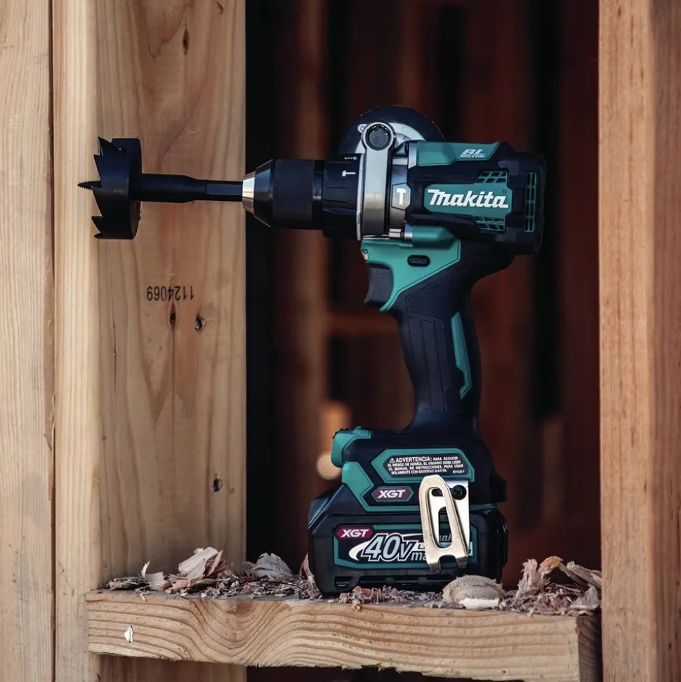 Makita 40V Max XGT Lithium-Ion Brushless 1/2 in. Cordless Hammer Drill Driver and 4-Speed Impact Driver Combo Kit with 2 Batteries (4 Ah)