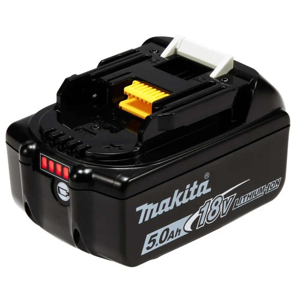 Makita 36V (18V X2) LXT Brushless Cordless String Trimmer with (2) 5 Ah Batteries and 18V LXT/12V max CXT Cordless/Corded Bluetooth Job Site Speaker Bundle