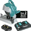 Makita 18V X2 LXT 5.0Ah Lithium-Ion Brushless Cordless 14 in. Cut-Off Saw Kit