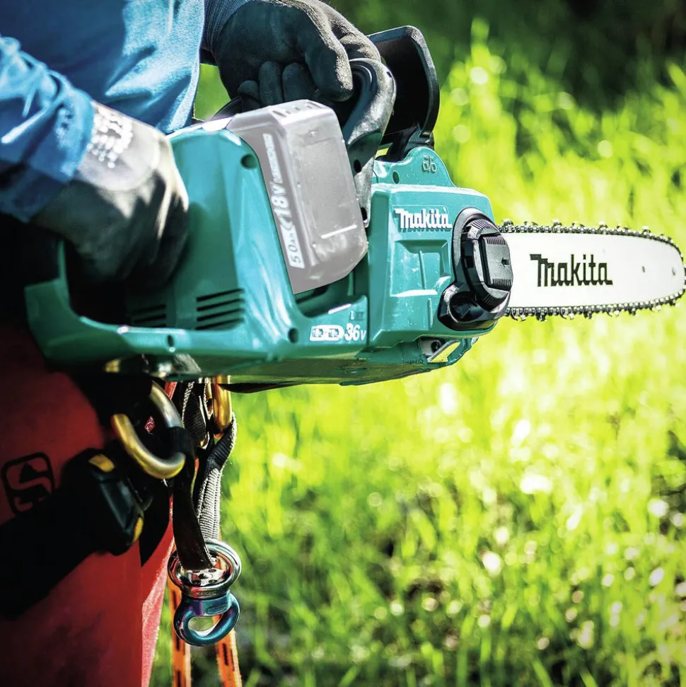 Makita XCU03Z X2 (36V) LXT Lithium-Ion Brushless Cordless 14 in. Chainsaw (Tool Only)