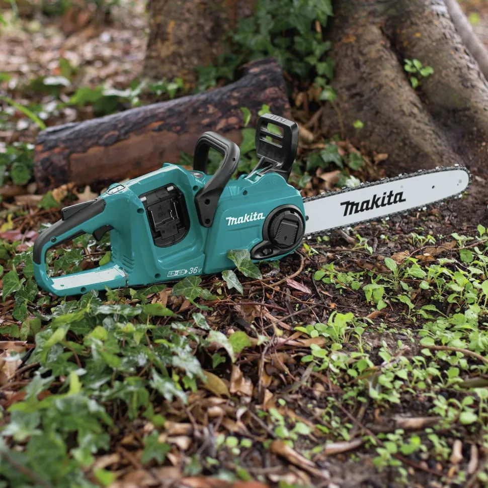 Makita XCU03Z X2 (36V) LXT Lithium-Ion Brushless Cordless 14 in. Chainsaw (Tool Only)