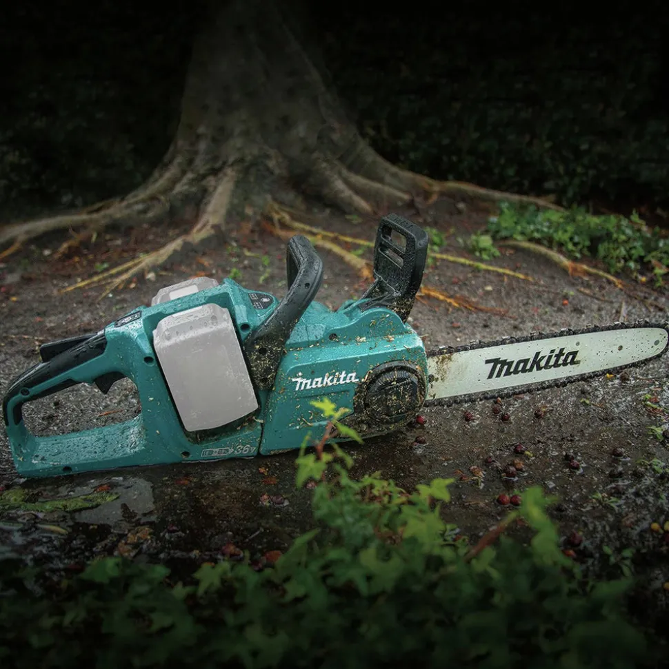 Makita XCU03Z X2 (36V) LXT Lithium-Ion Brushless Cordless 14 in. Chainsaw (Tool Only)