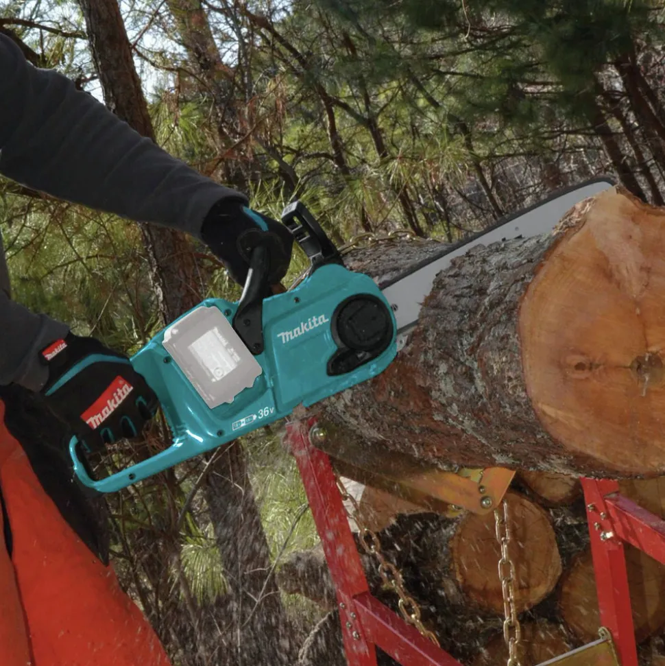 Makita XCU03Z X2 (36V) LXT Lithium-Ion Brushless Cordless 14 in. Chainsaw (Tool Only)