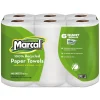 Marcal 6181 2 Ply 5-1/2 in. x 11 in. 100% Premium Recycled Kitchen Roll Towels (24/Carton)