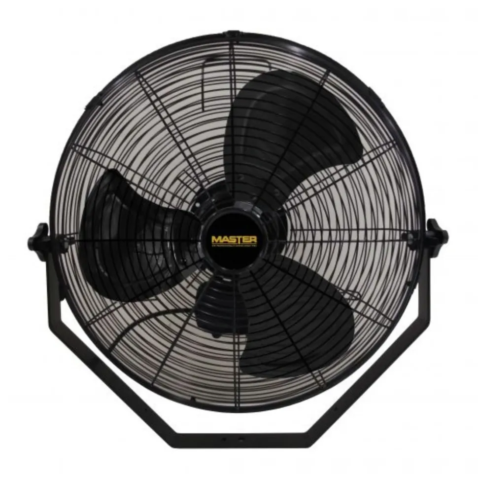 Master MAC-18WB 120V High Velocity 18 in. Corded Wall/Ceiling Mount Fan - Black