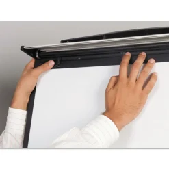 MasterVision 39 in. - 72 in. High Tripod Extension Bar Magnetic Dry-Erase Easel - Black/Silver