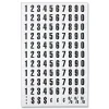 MasterVision 0.75 in. Numbers Interchangeable Magnetic Board Accessories - Black
