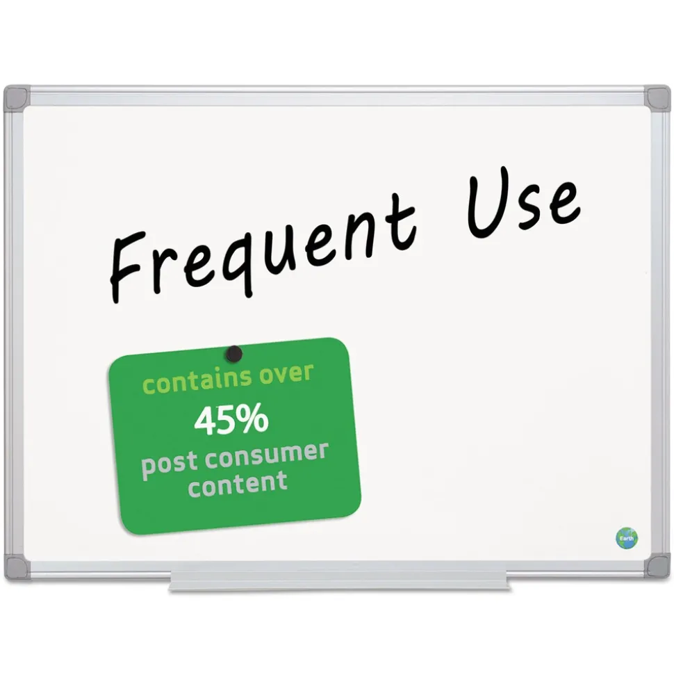 MasterVision 24 in. x 36 in. Aluminum Frame Earth Gold Ultra Magnetic Dry Erase Boards - White