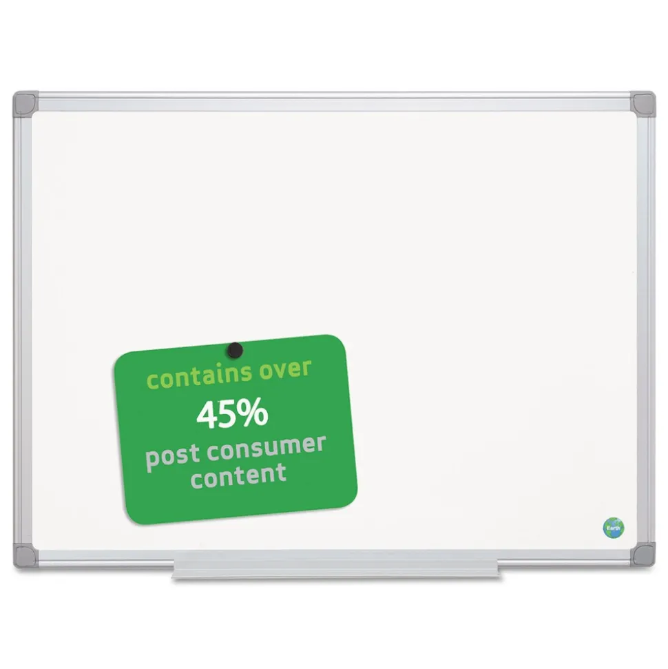 MasterVision 24 in. x 36 in. Aluminum Frame Earth Gold Ultra Magnetic Dry Erase Boards - White