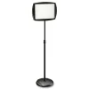 MasterVision 15 in. x 11 in. Board 66 in. High Steel Frame Floor Stand Rectangle Sign Holder - White/Black