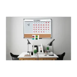 MasterVision 1 in. x 1 in. Calendar Dates Interchangeable Magnetic Board Accessories - Red/White (35/Pack)